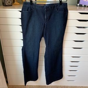 Loft curvy flare jeans
